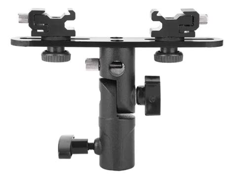 Soporte Para Flash Hot Shoe Soporte Doble Para Cámara Meses sin interés