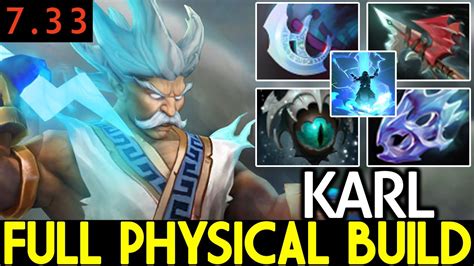 Karl Zeus Super Carry Build Full Physical Damage Dota Youtube