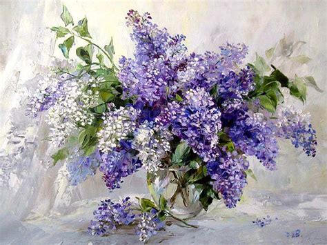 О. Кravchenko Lilac Painting, Art Painting Oil, Art Oil, Watercolor ...
