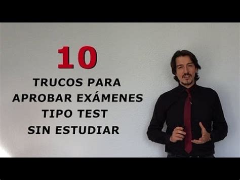 Trucos Para Aprobar Ex Menes Tipo Test Sin Estudiar Youtube