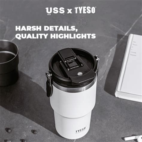 Jual Uss X Tyeso Tumbler Coffee Mug Ml Aesthetic Korea Kantoran