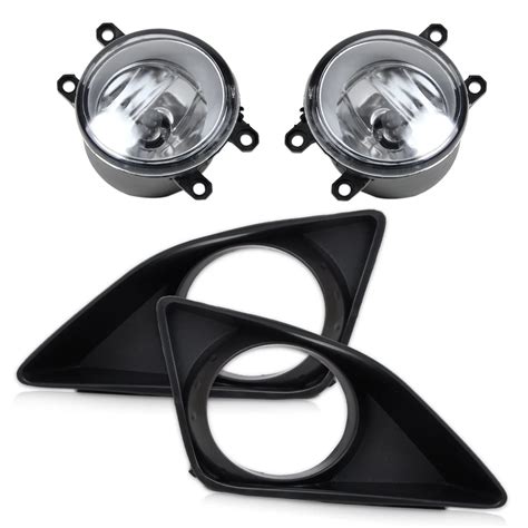 Beler Pcs Front Right Left Fog Light Lamp Grille Cover Bezel For