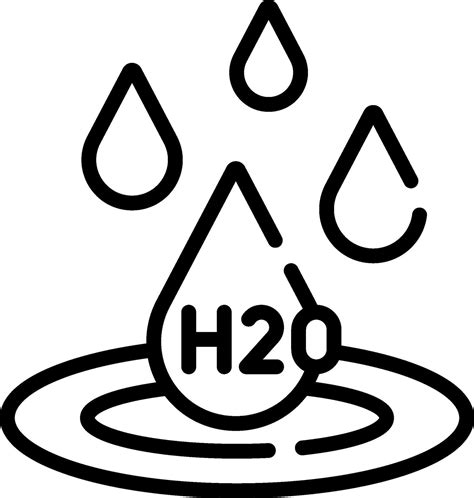 Water H20 Icon Illustration 52834928 Vector Art At Vecteezy