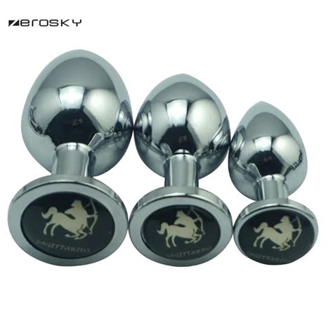 Zerosky Consolador Anal De Metal De Acero Inoxidable Para Hombres Y Mujeres Juguetes Sexuales