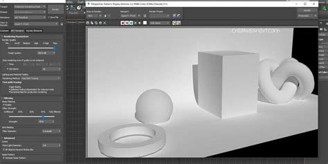 4 Templates Of Ambient Occlusion In 3ds Max With Settings