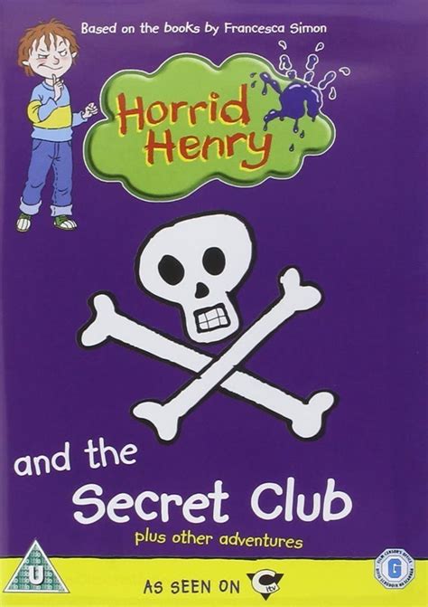 Horrid Henry And The Secret Club Dvd Horrid Henry Wiki Fandom