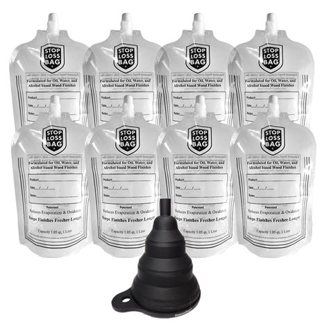 Amazon.com: 8 StopLoss Storage Bags for Wood Stains, Fine Finishes