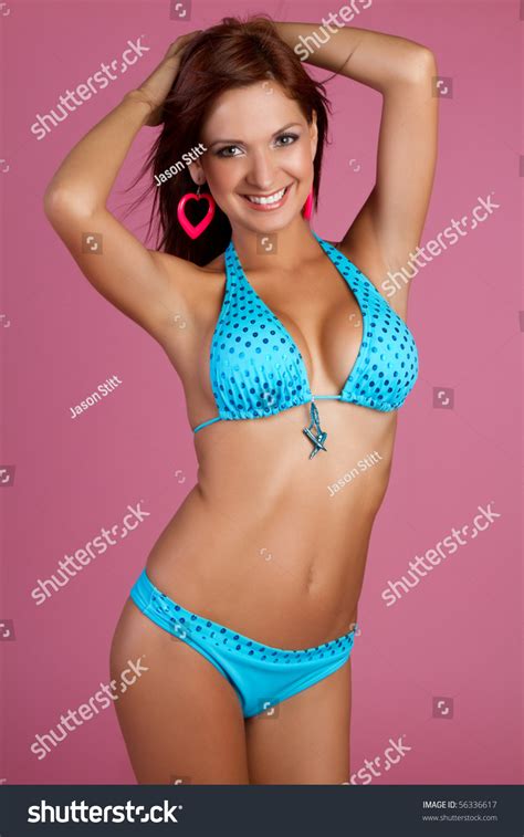 Beautiful Sexy Latin Bikini Girl Stock Photo 56336617 Shutterstock