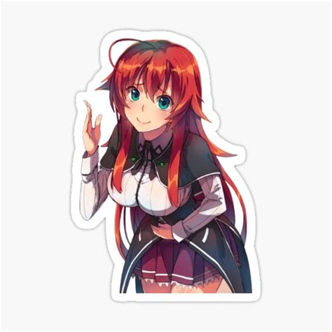 High School Dxd Rias Gremory Sticker For Sale By Bihashop Redbubble
