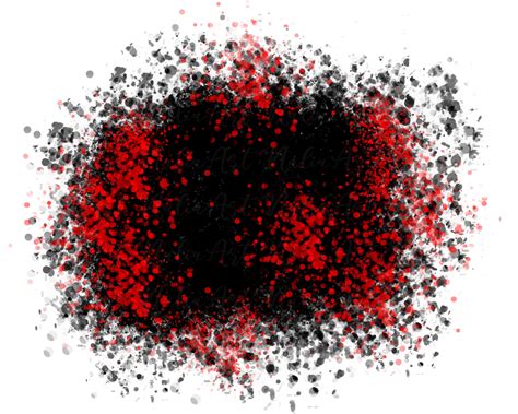 Background Paint Splatter Black Red Splash Frame Splatter Background