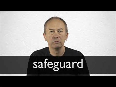 SAFEGUARD definition and meaning | Collins English Dictionary