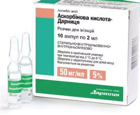 Витамин С Дарница Аскорбиновая кислота в ампулах. - «Для моих волос ...