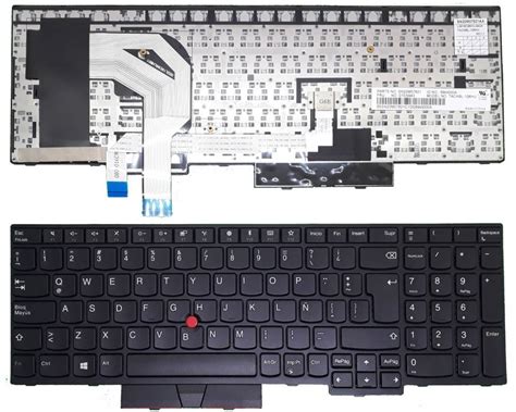 Teclado Español Negro LENOVO Thinkpad T570 T575 T580 P51s P52s Series