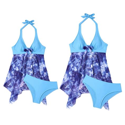 Gyrategirl Mommy And Me One Piece Swimsuit Pcs Bikini Sets Swimwear Bathing Suit For Women