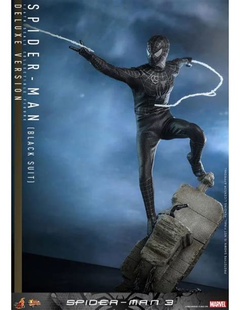 Comprar Figura Spider Man Black Suit Deluxe Version Spider Man Hot Toys Mil Comics