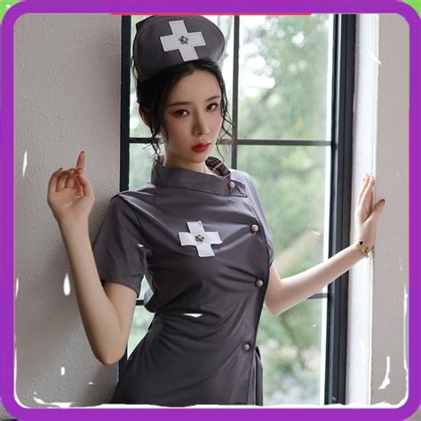 Nurse Cosplay Lingerie Dress Sexy Costume Nurse Uniform Five Fashion Shop Shopee Malaysia