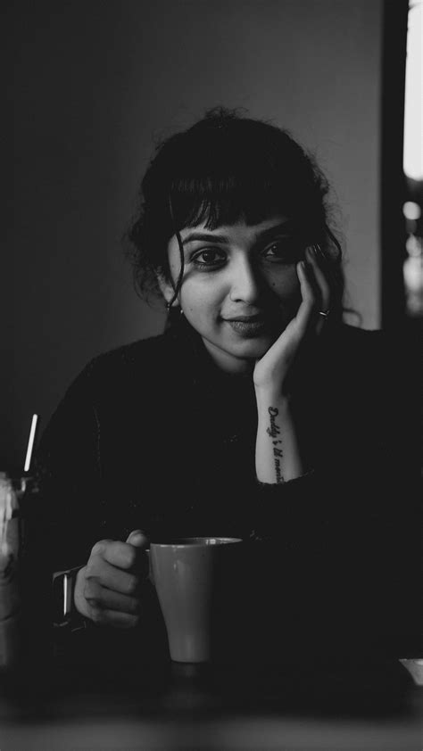 Grayscale Photo Of Woman Holding Mug · Free Stock Photo