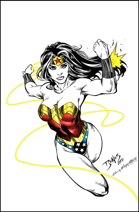 Wonder Woman Sketch Comic Art