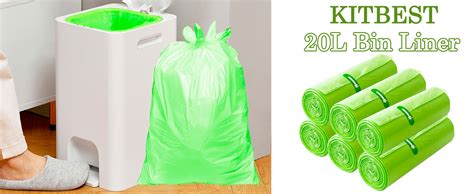 Biodegradable Bin Bags Liner 120PCS 20l Food Waste Bags Trash Bags