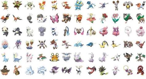 All 1025 Pokemon Pokemon Sprites With Names