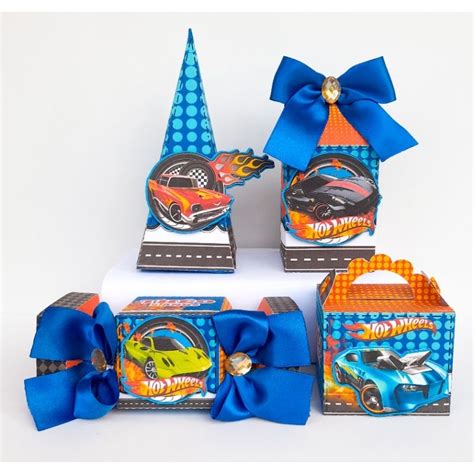 Kit Festa Personalizados Hot Wheels Lembrancinhas Caixinhas Para Festa Shopee Brasil