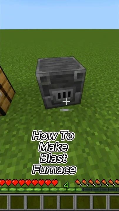 How To Make Blast Furnace In Minecraft Youtube