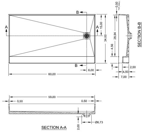 Tile Shower Pans Easy To Install Single Curb Shower Pan Kits