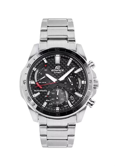 Jual Casio Casio Edifice Jam Tangan Pria Silver Black Stainless