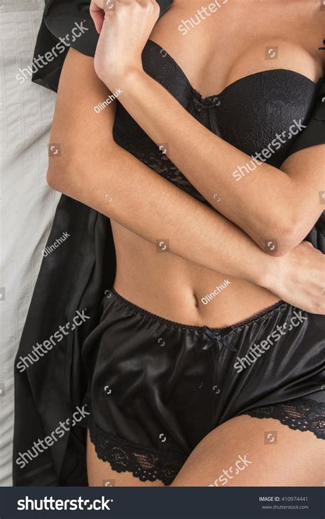 Lady Elegant Black Lingerie Stock Photo 410974441 Shutterstock