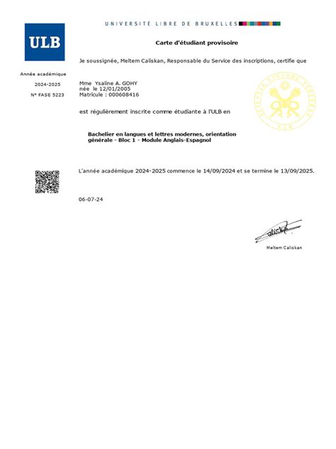 Temporary Card Pdf