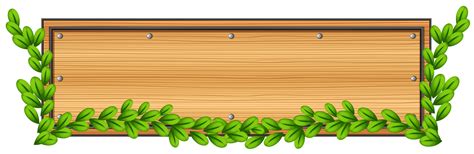 Conjunto De Letrero Tablas De Madera De Premium Vecto
