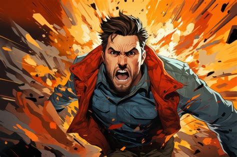 Premium Photo | Fury Unleashed Feeling Intense Anger High quality photo