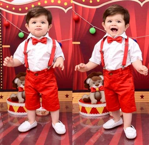 Fantasia De Circo Infantil Menino - Roupa Temática Fantasia Infantil Menino Circo - Aniversario ...