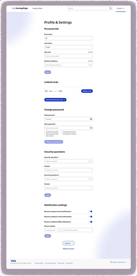 Sam Small Design Visa Savingsedge Reimagined
