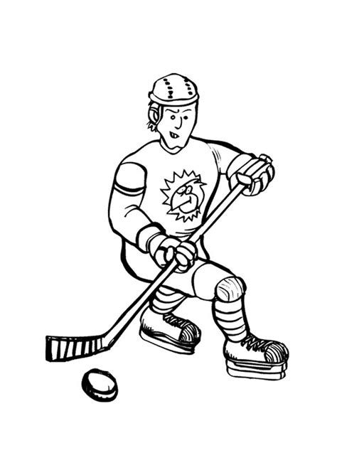 Printable Hockey Coloring Pages Coloring Pages
