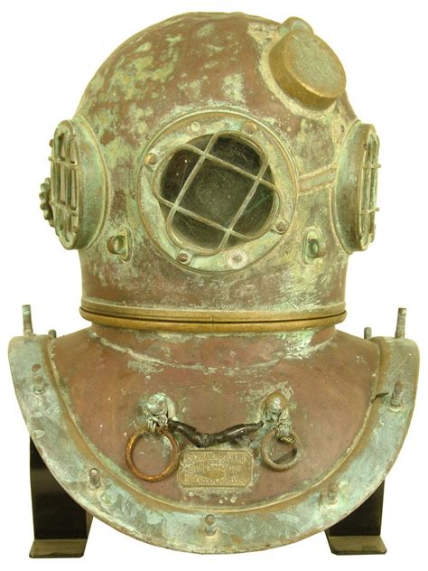 A Schrader S Son Commercial Dive Helmet