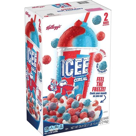 Kelloggs Icee Mixed Berry Breakfast Cereal 264 Ounce