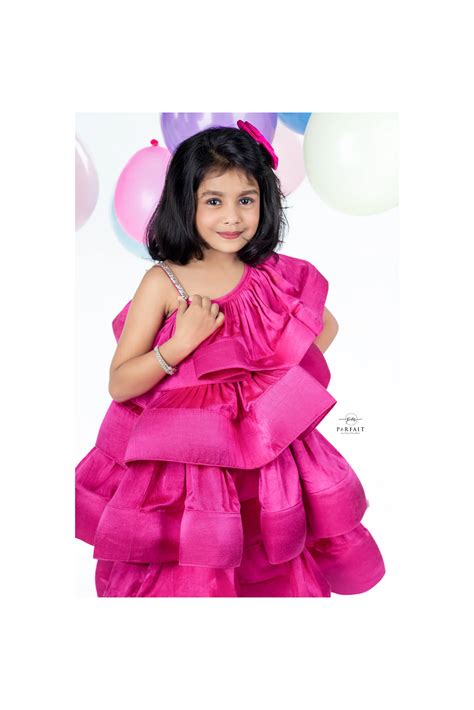 Hot Pink Layered Dress Parfait