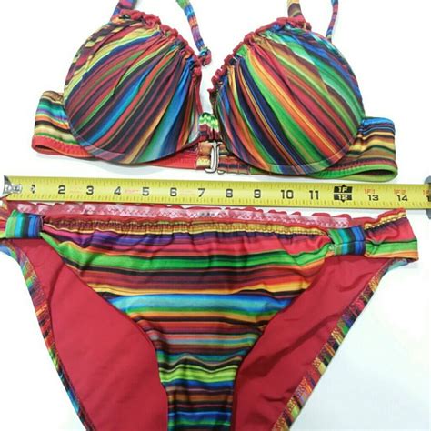 Becca By Rebecca Virtue Swim Becca By Rebecca Virtue Pushup Ruffle Bikini Set Poshmark