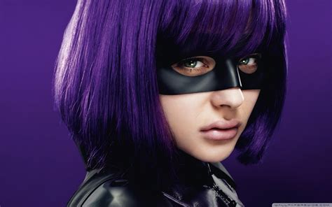 Hit Girl purple Kick Ass Chloë Grace Moretz HD Wallpaper Rare Gallery