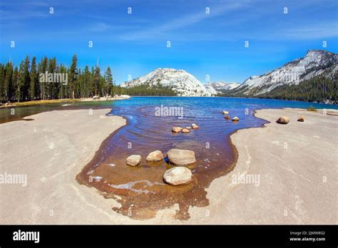 Tenaya Lake Usa Stock Photo Alamy