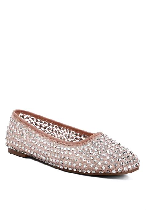 Buy London Rag Light Pink Naked Rhinestone Ballerinas 2025 Online ZALORA Philippines
