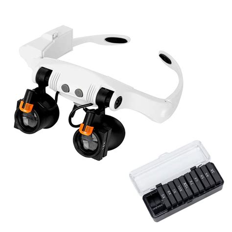 Бинокулярные очки лупа с Led подсветкой 32225 - 21SX – фото, отзывы ...