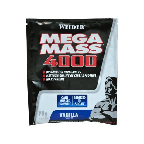 Weider Mega Mass 4000, 75 g - FITPLUS
