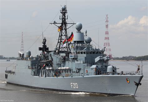 F 213 FGS Augsburg Type 122 Bremen Class Frigate German Navy