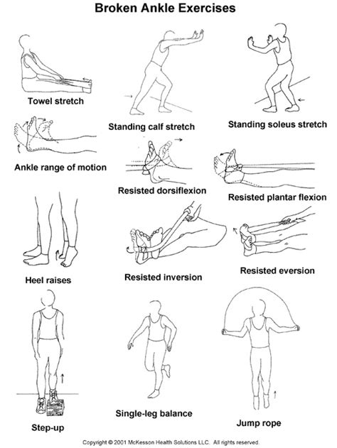 Printable Ankle Strengthening Exercises