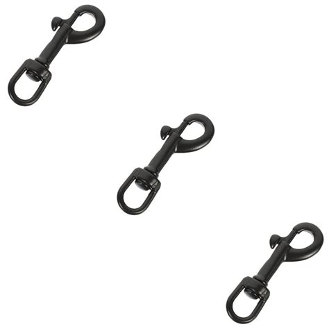 3pcs Bolt Snap Hook Swivel Snap Hook Underwater Diving Hook Single