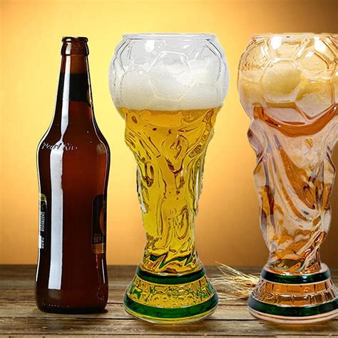 Vasos de cerveza – Taza de cerveza creativa del juego de fútbol 2022