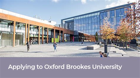 guide  study  oxford brookes university   international student