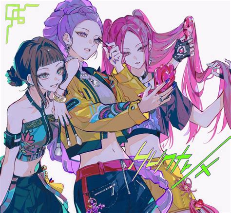 rumi zoey mira character design cute drawings demon hunter